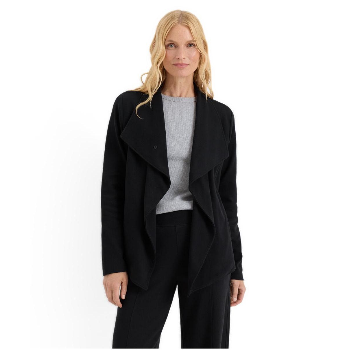 Pact Women's Organic Cotton Roam Soft Jacket - Black
