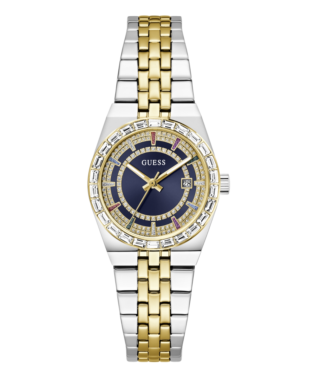 Guess Women's Quartz Two-Tone Stainless Steel Watch 32mm - Silver