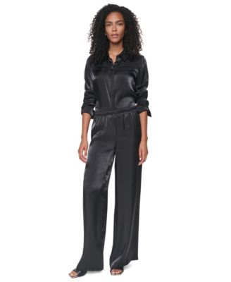 ladies satin dress pants Wide-Leg for Women – Flowy, High-Waisted & Tailored Salwar Suits