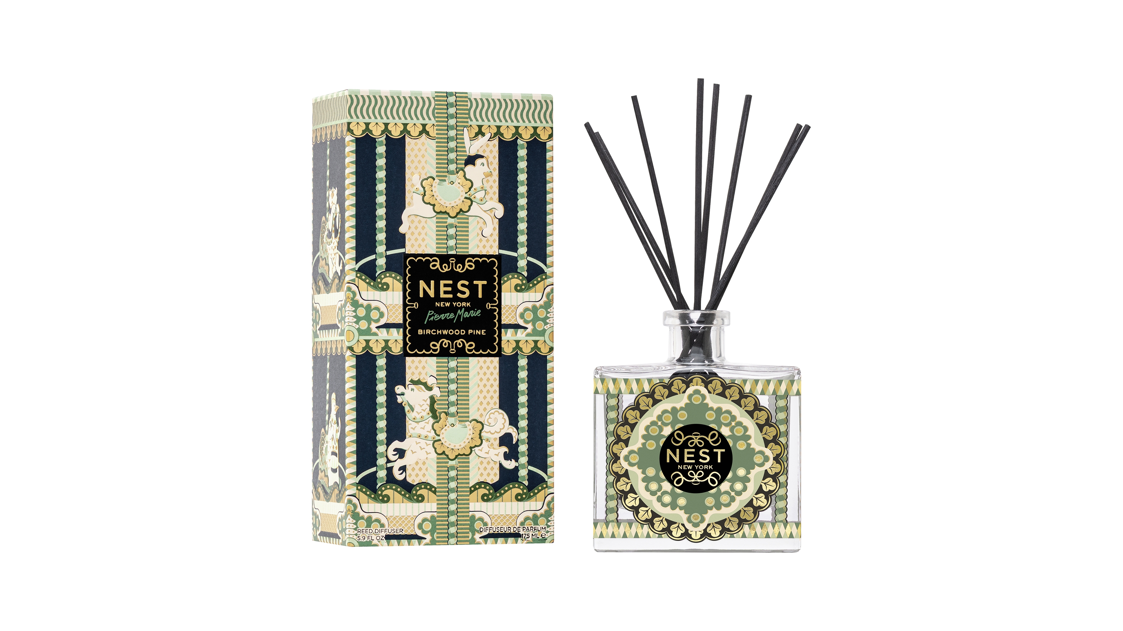 Nest New York Pierre Marie Birchwood Pine Reed Diffuser, 5.9 oz.