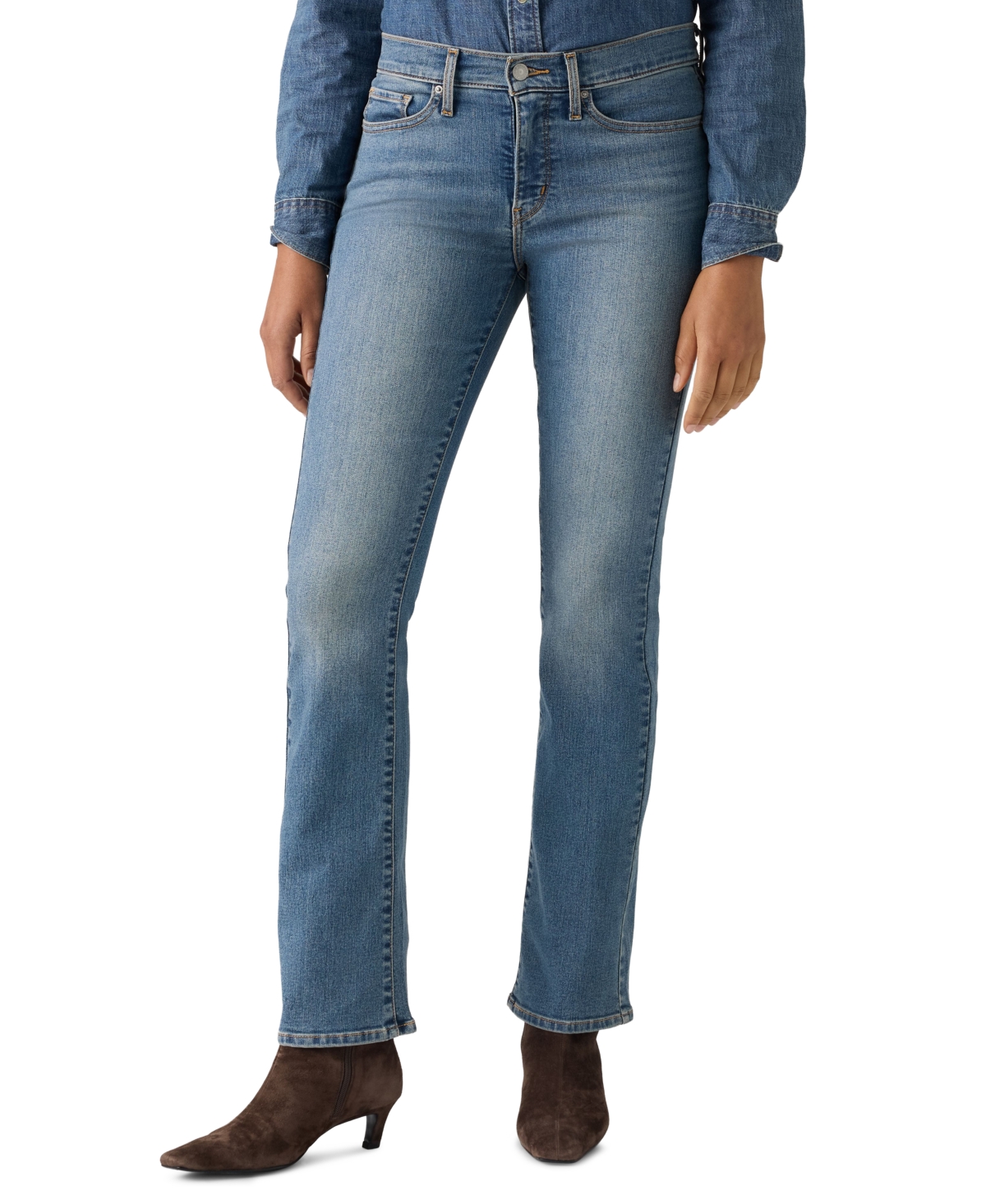 Levi's Women's 315 Shaping Mid Rise Lightweight Bootcut Jeans