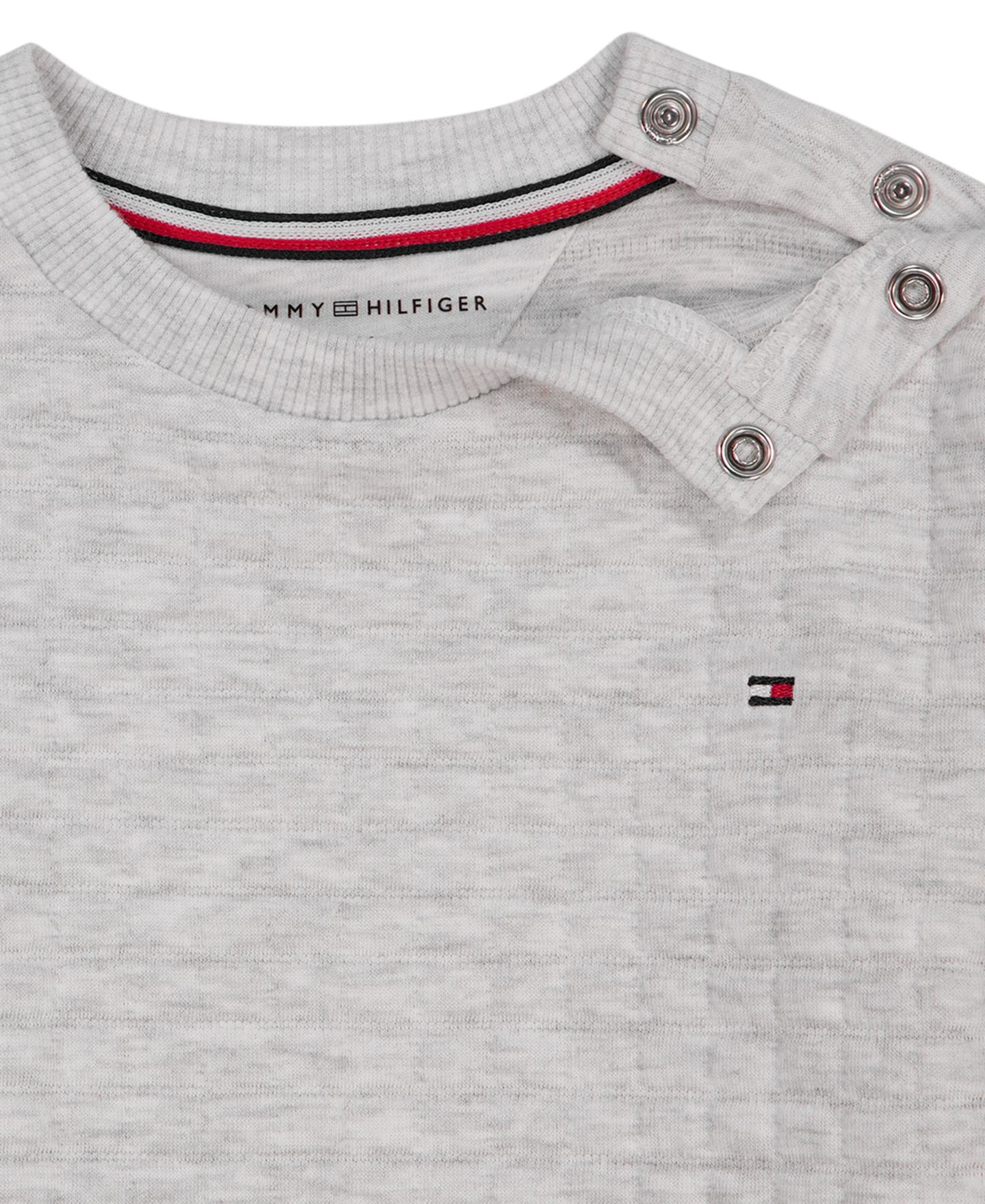 Комплект Tommy Hilfiger Long-Sleeve Crewneck and Joggers, 2-Piece Set для мальчиков-малышей, цвет: Серый — фото 3