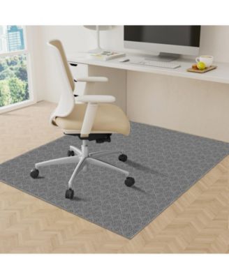 Heavy Duty Floor Protector Mat For Rolling Office Desks Non Slip