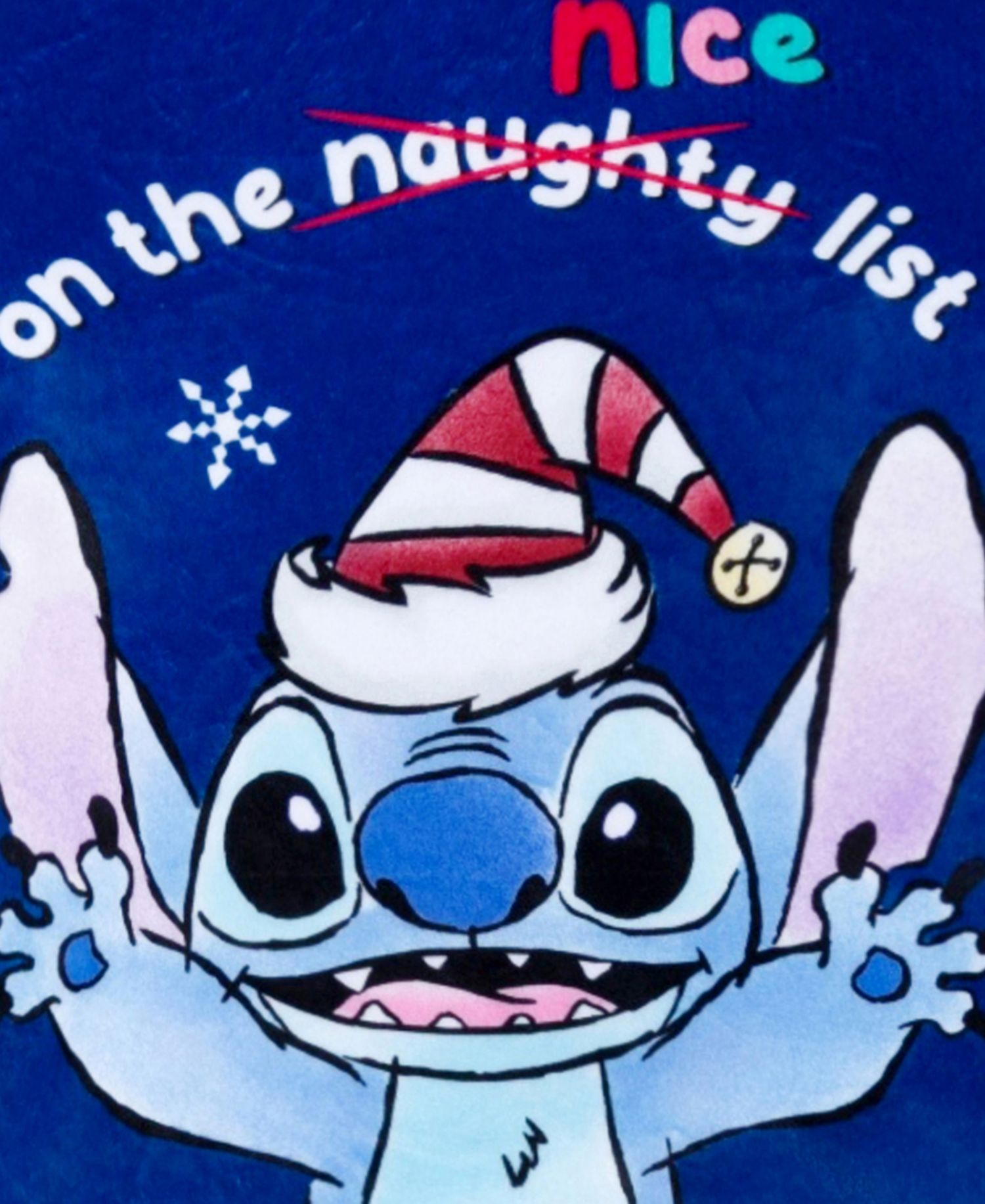 Girls' 4-10 Nice List Lilo and Stitch Holiday Long-Sleeve Pajamas, 2-Piece Set
