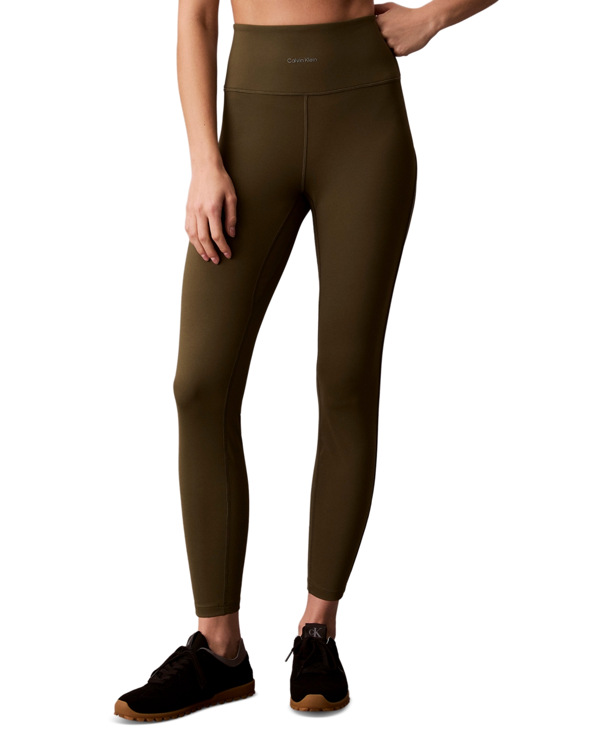 Calvin Klein Performance Women's Icon Sport High-Waisted 7/8 Leggings - Fatigue