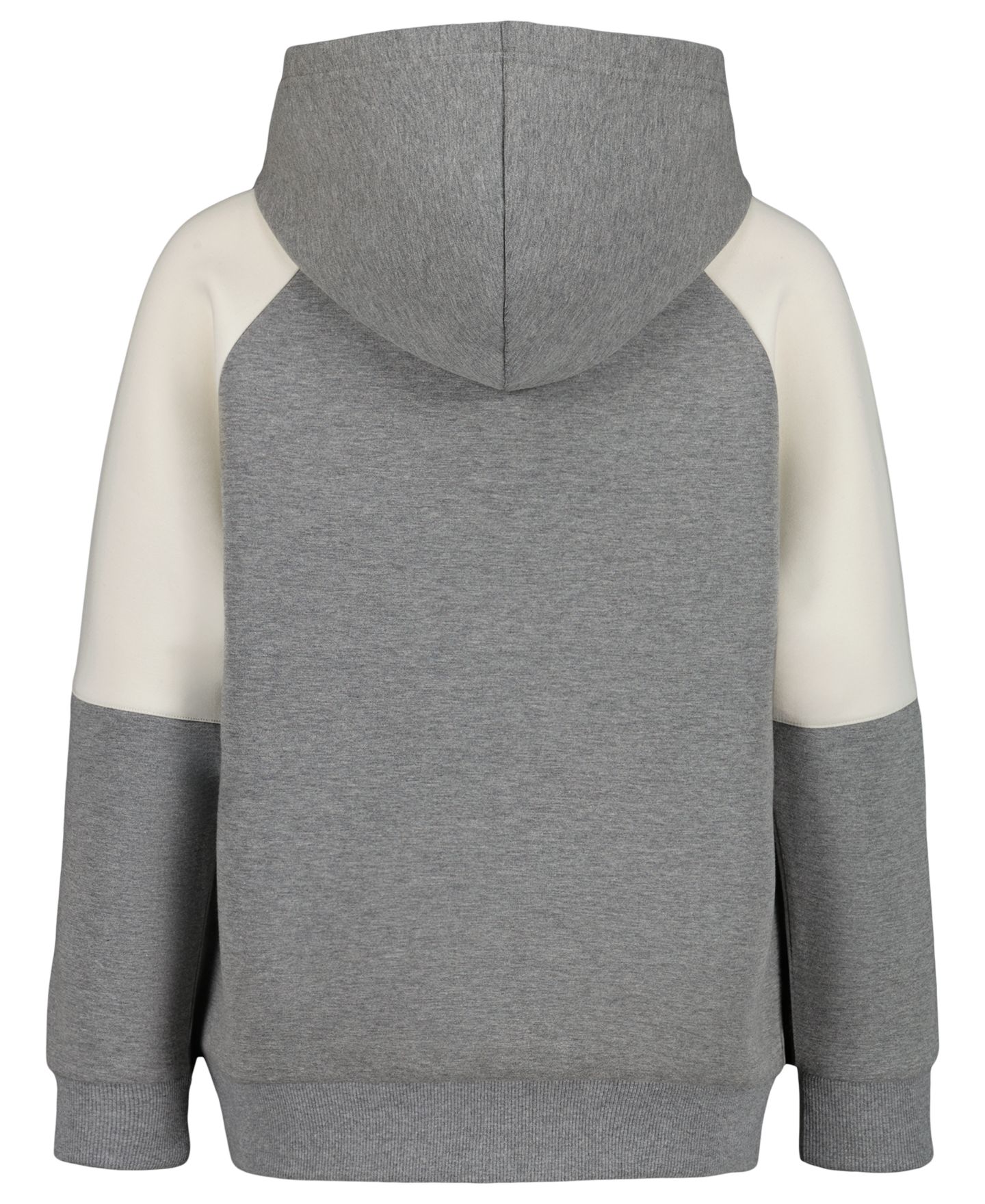 Худи Calvin Klein Colorblock Raglan Fleece для мальчиков, цвет: Средний серый меланжевый — фото 6