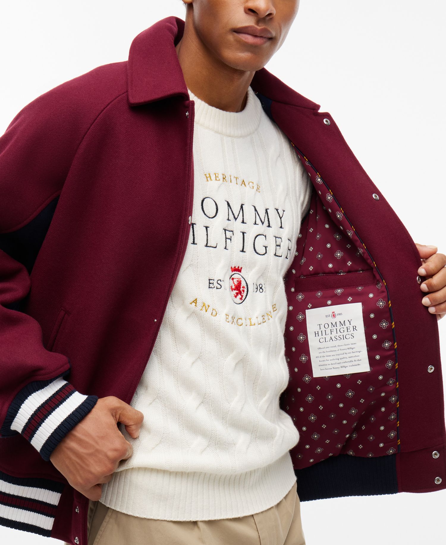Men's American Icons Wool-Blend Varsity Jacket