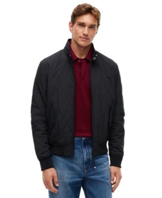 Men's Packable Quilted Harrington Jacket
