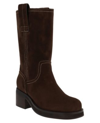 Women's Johanna Moto Mid-Calf Zipper Boots