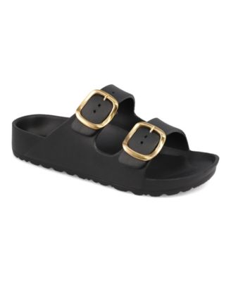Women's Jasmin Double Buckle Flat Sandals