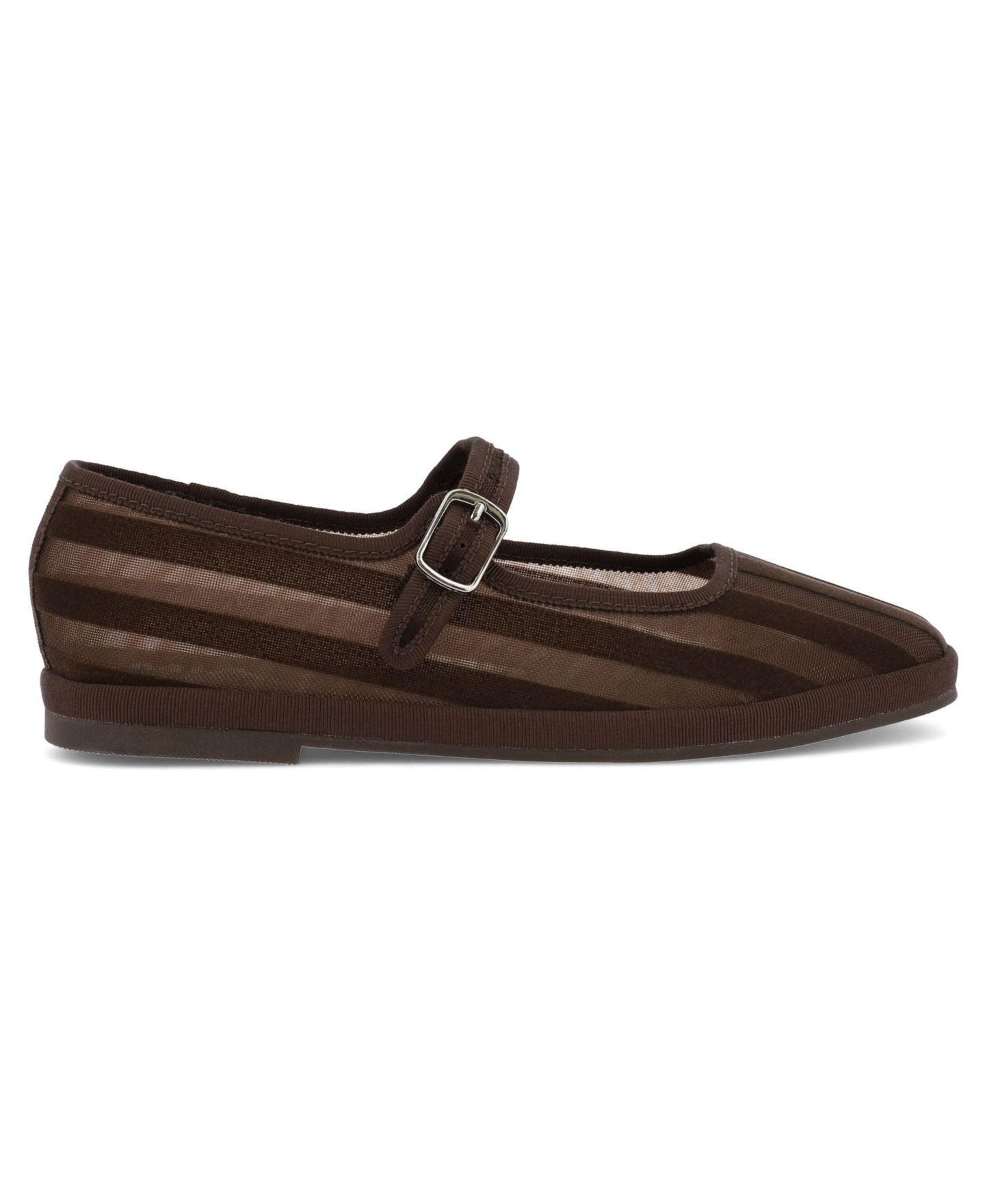 Женские балетки MIA Morocco Mesh Mary Jane Flats, цвет: Шоколадный — фото 2