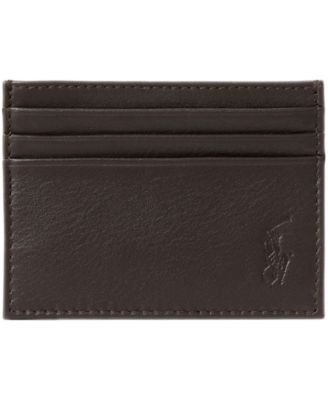 Men's Pebbled Leather Card Case