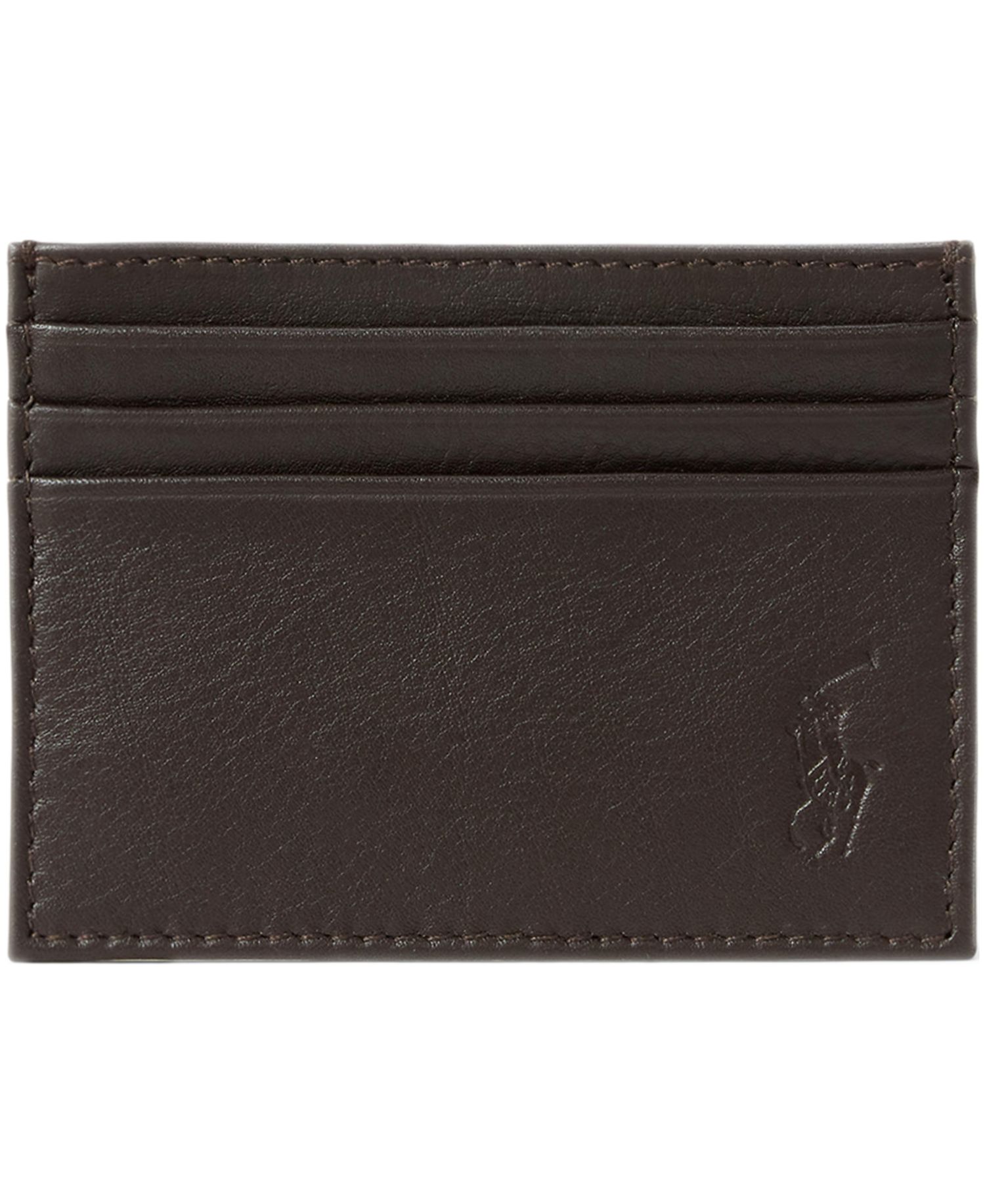 Men's Pebbled Leather Card Case