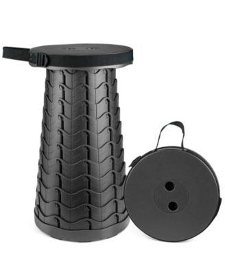 Portable Telescoping Stool Folding Camping Fishing Hiking