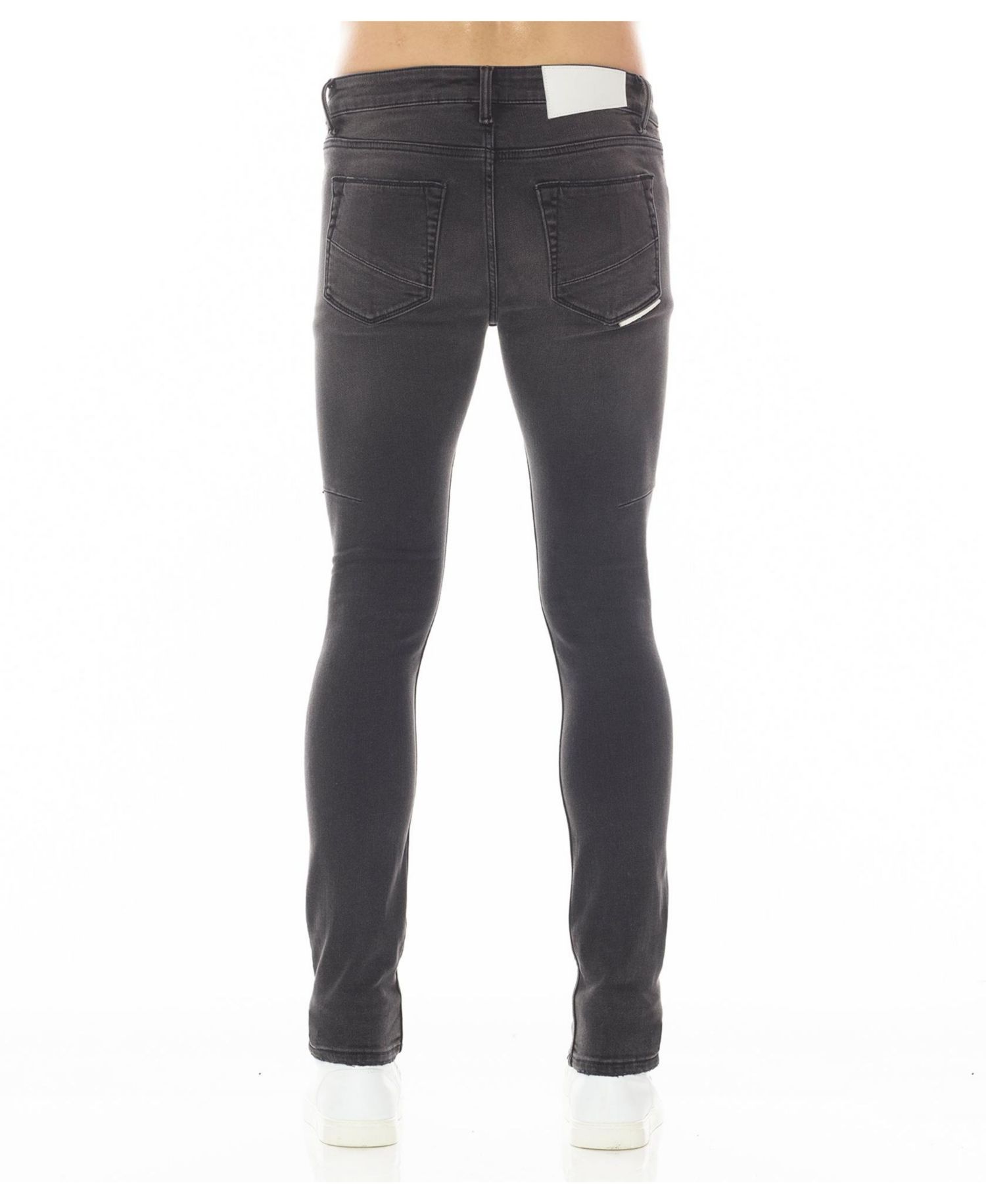 Men's Strat Super-Skinny Distressed Low Rise Jeans