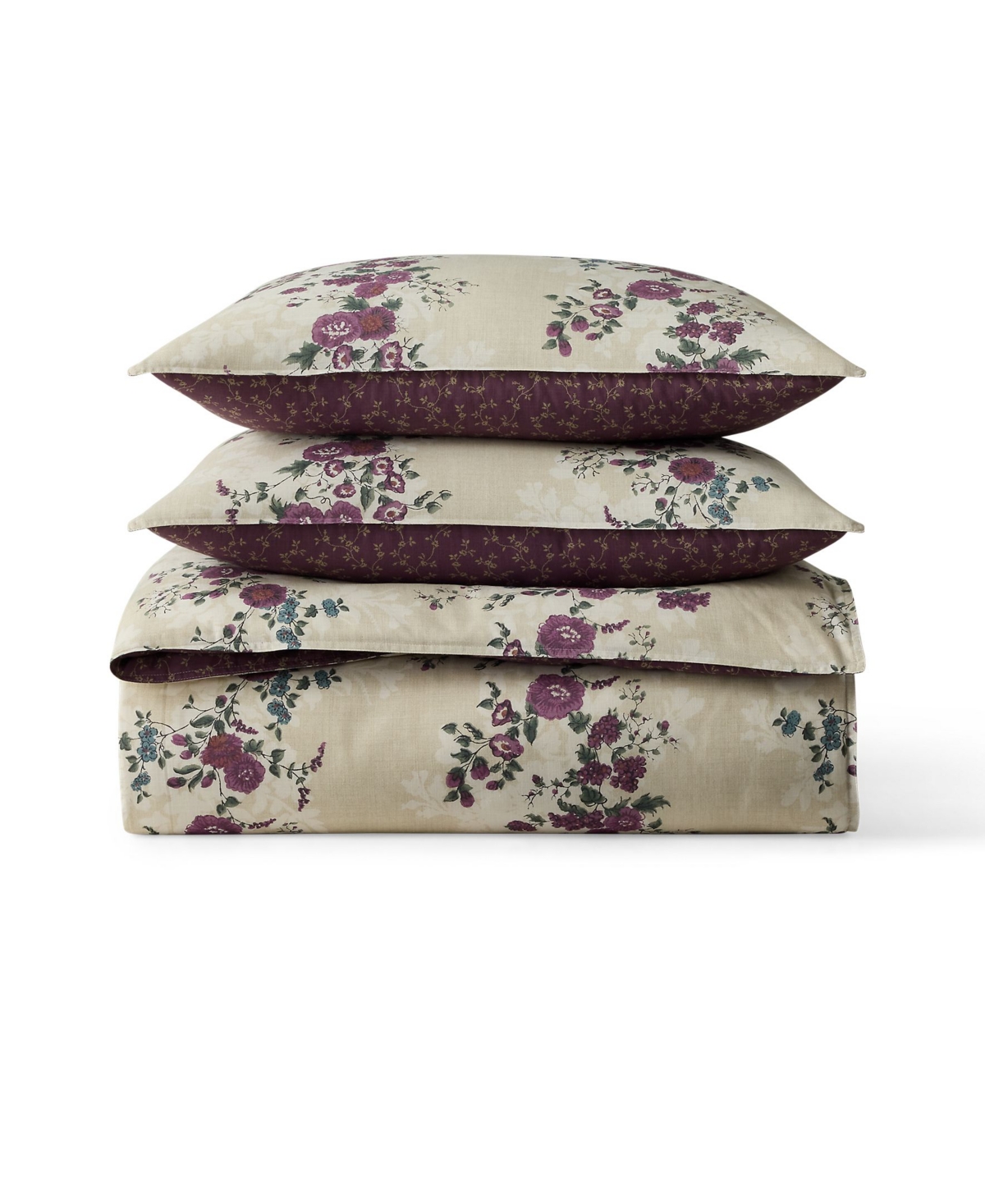 Lauren Ralph Lauren Audra 3-Piece Cotton Duvet Cover Set, Full/Queen