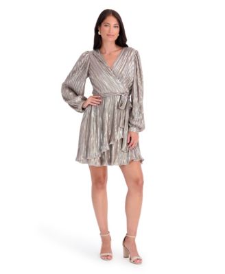Women's Long Sleeve Wrap Dress