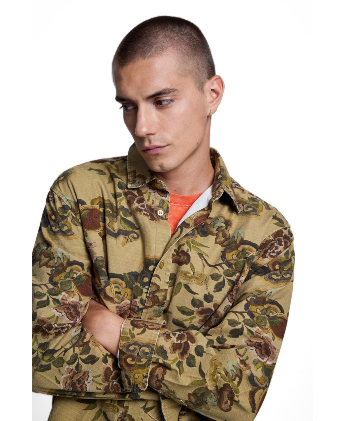 Desigual Men's Dragon Print Shirt