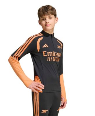 Boys' and Girls' Tiro Arsenal FC Quarter-Zip Mock Neck Training Top