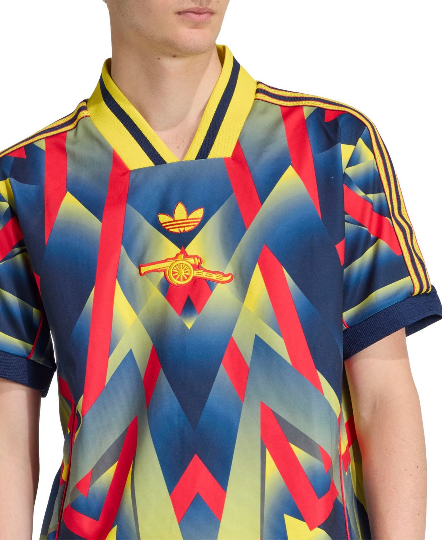 Футболка adidas Arsenal Lifestyler Retro V-Neck — фото 3