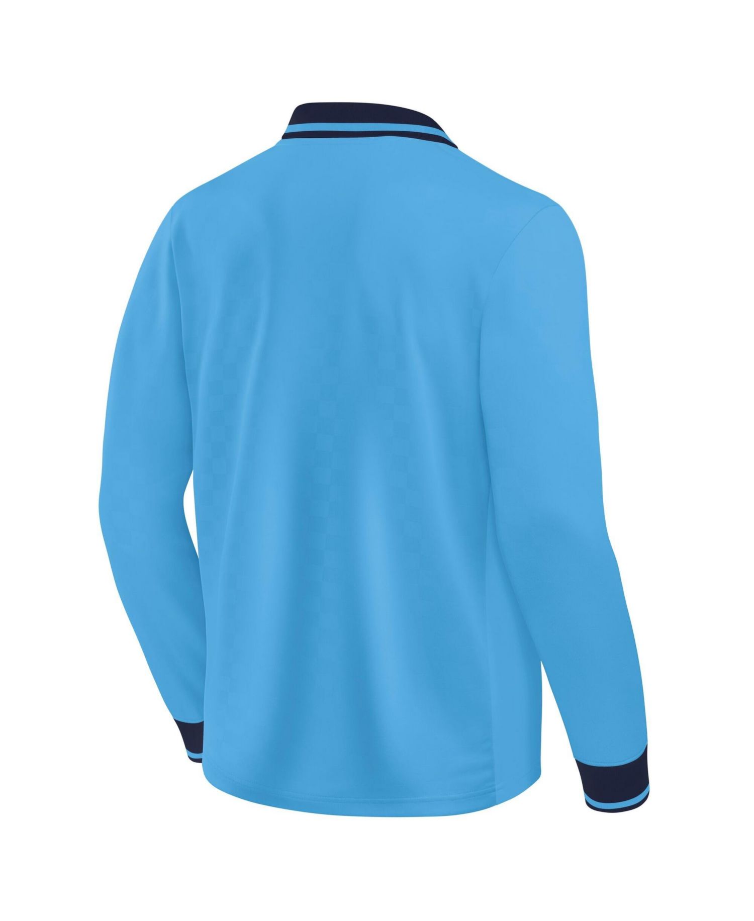 Men's Leeds United Oversized Pique Long Sleeve Polo Shirt