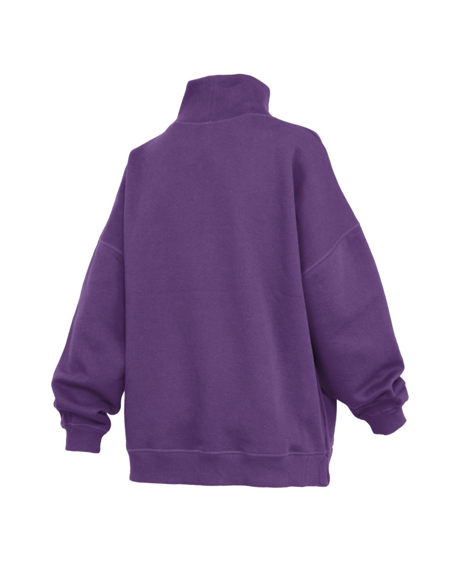 Women's LSU Tigers Oversized Mock Neck Sweatshirt