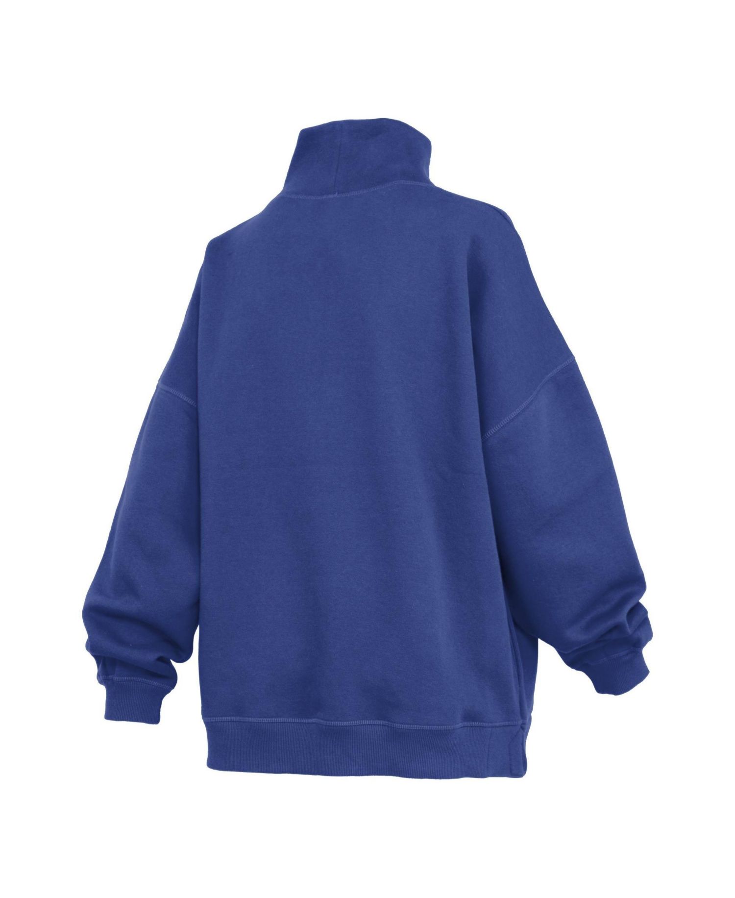Women's BYU Cougars Oversized Mock Neck Pullover Sweatshirt