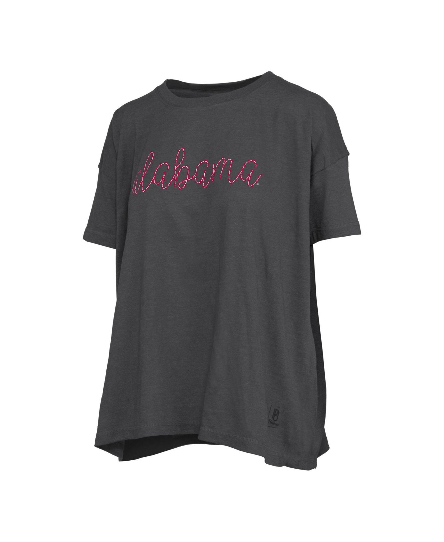 Женская футболка Pressbox Alabama Crimson Tide Oversized Script Wordmark — фото 2