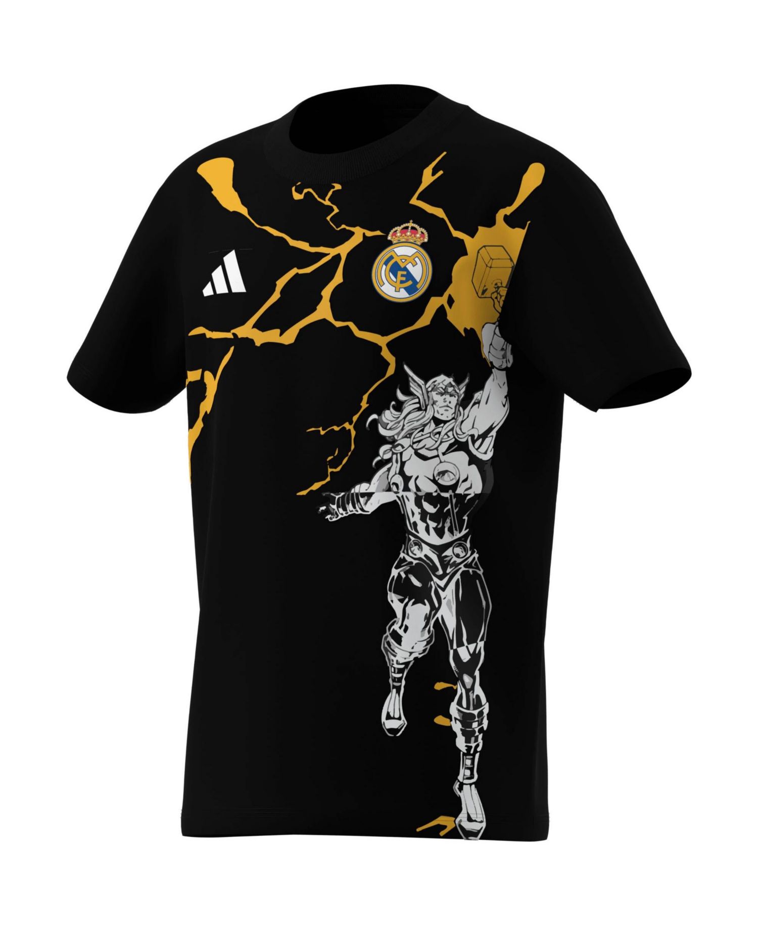 Boys' and Girls' Real Madrid Avengers Comic-Inspired Graphic T-Shirt