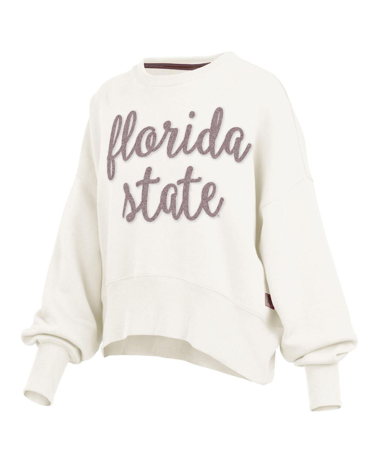 Women's Florida State Seminoles Chelsea Oversized Fleece-Lined Pullover Sweatshirt