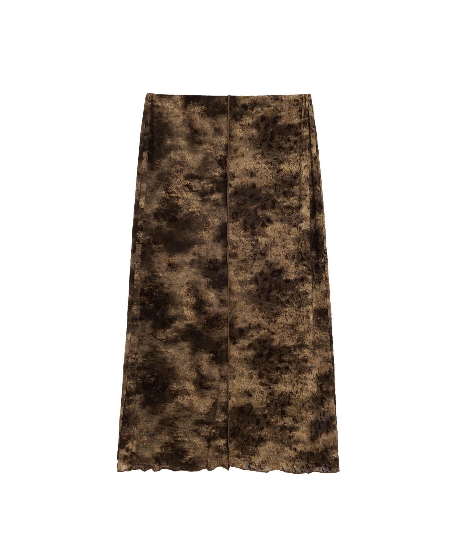 Women's Midi animal print skirt