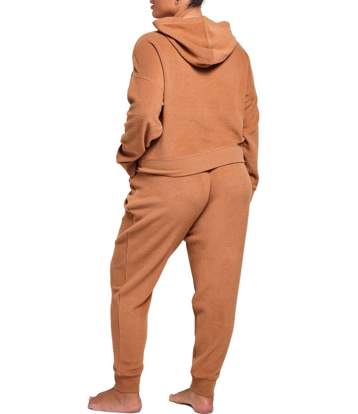 Plus Size Davinia Fleece Long-Sleeve Hoodie and Joggers, 2-Piece Set
