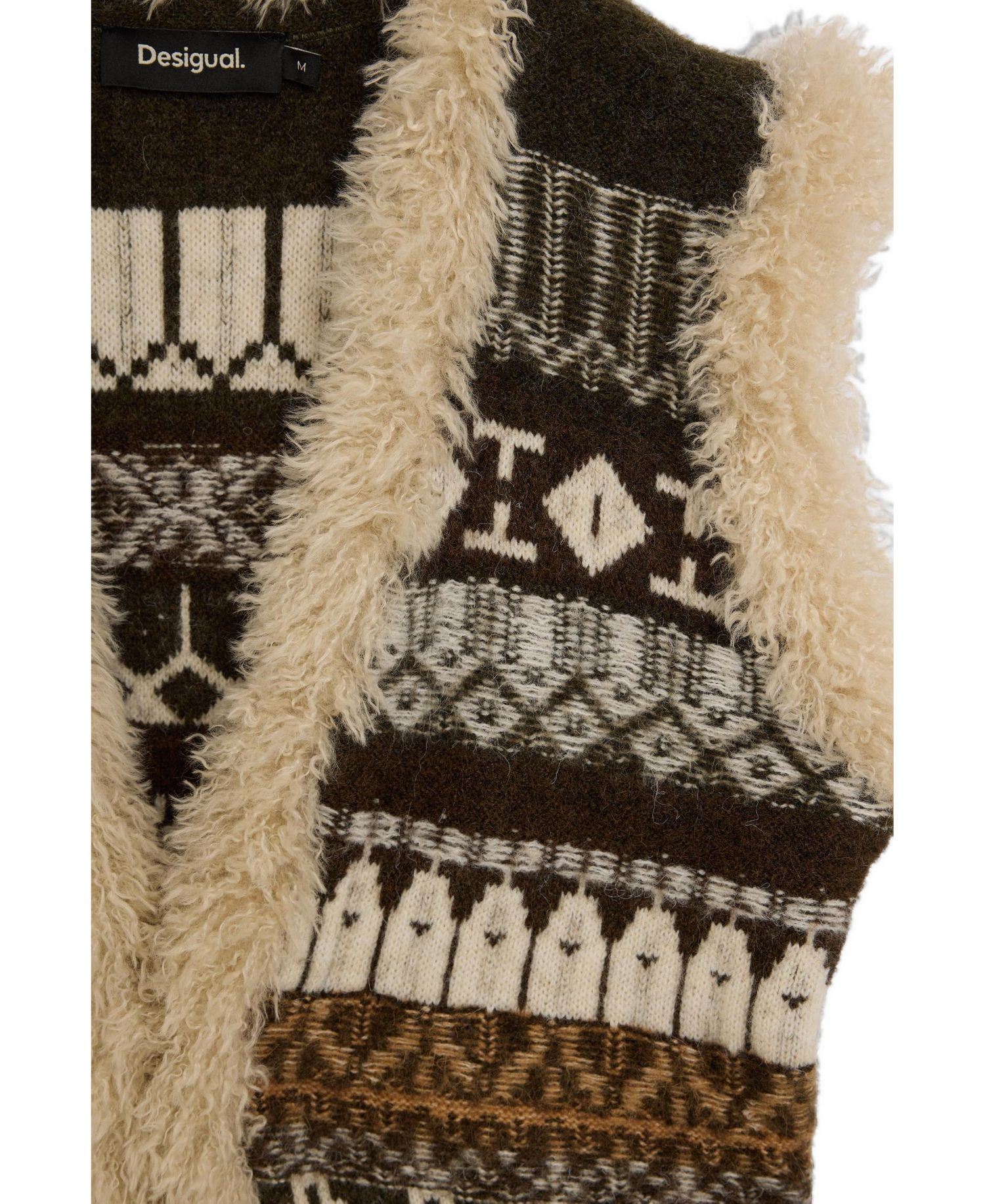 Women's Printed jacquard knit vest