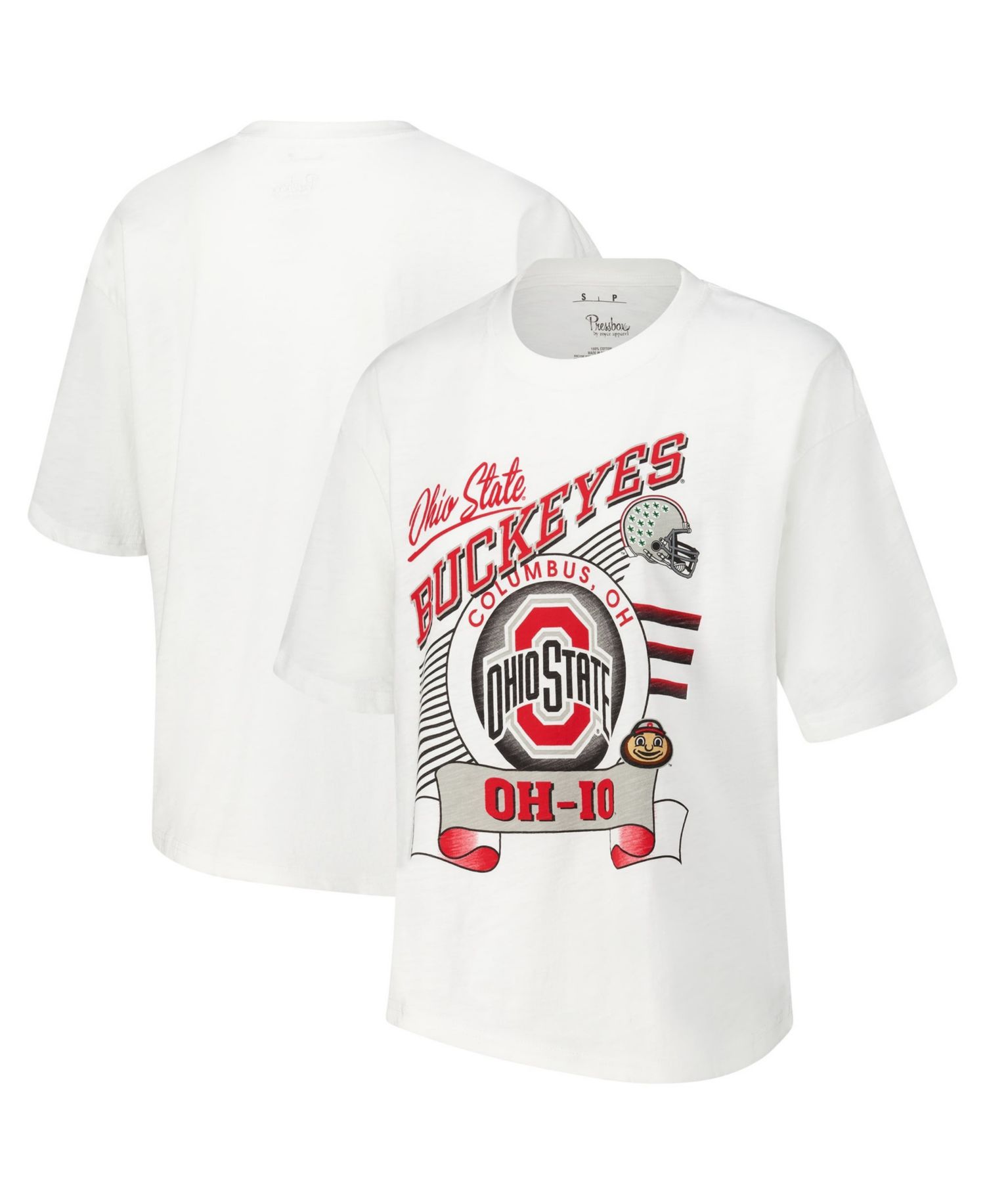 Women's Ohio State Buckeyes Rock & Roll Slub Graphic T-Shirt