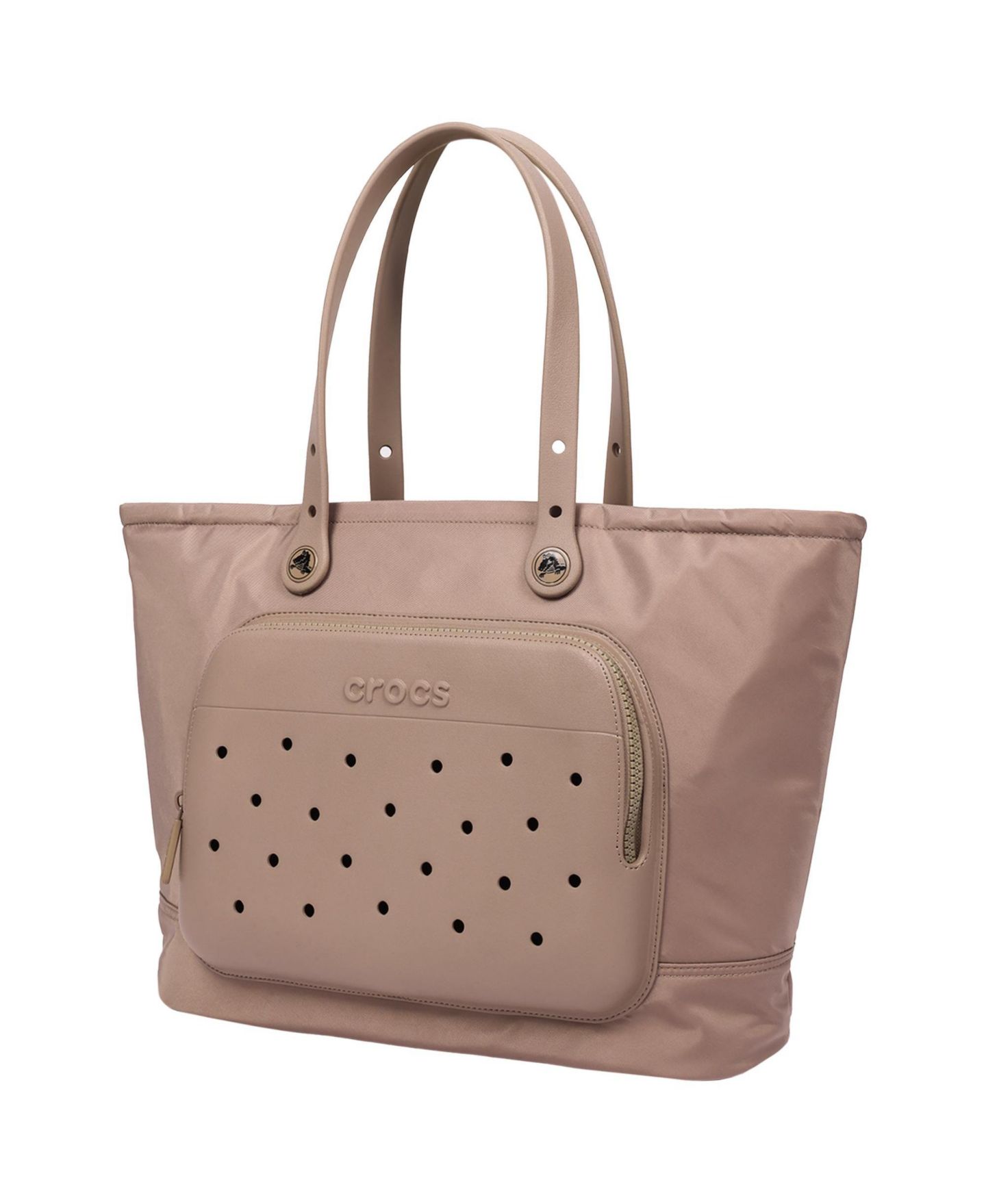 Женская сумка Crocs Tote with Pockets, цвет: Латте — фото 3