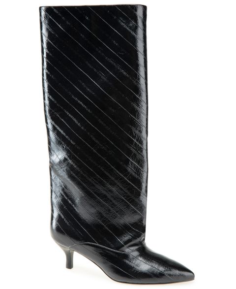 Женские ботинки Kenneth Cole New York Brisbane Kitten Heel Dress Boots, цвет: Чёрный лаковый