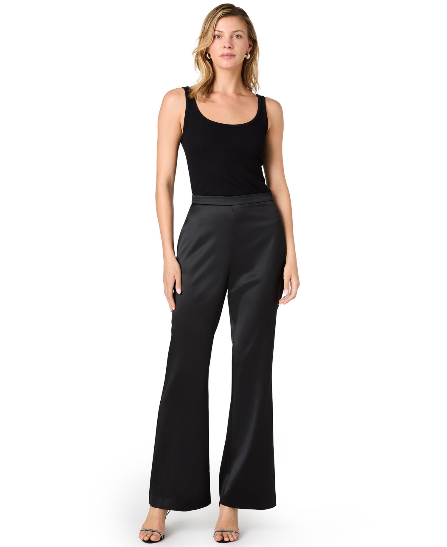 Women's Maelys Satin Wide-Leg Stretch