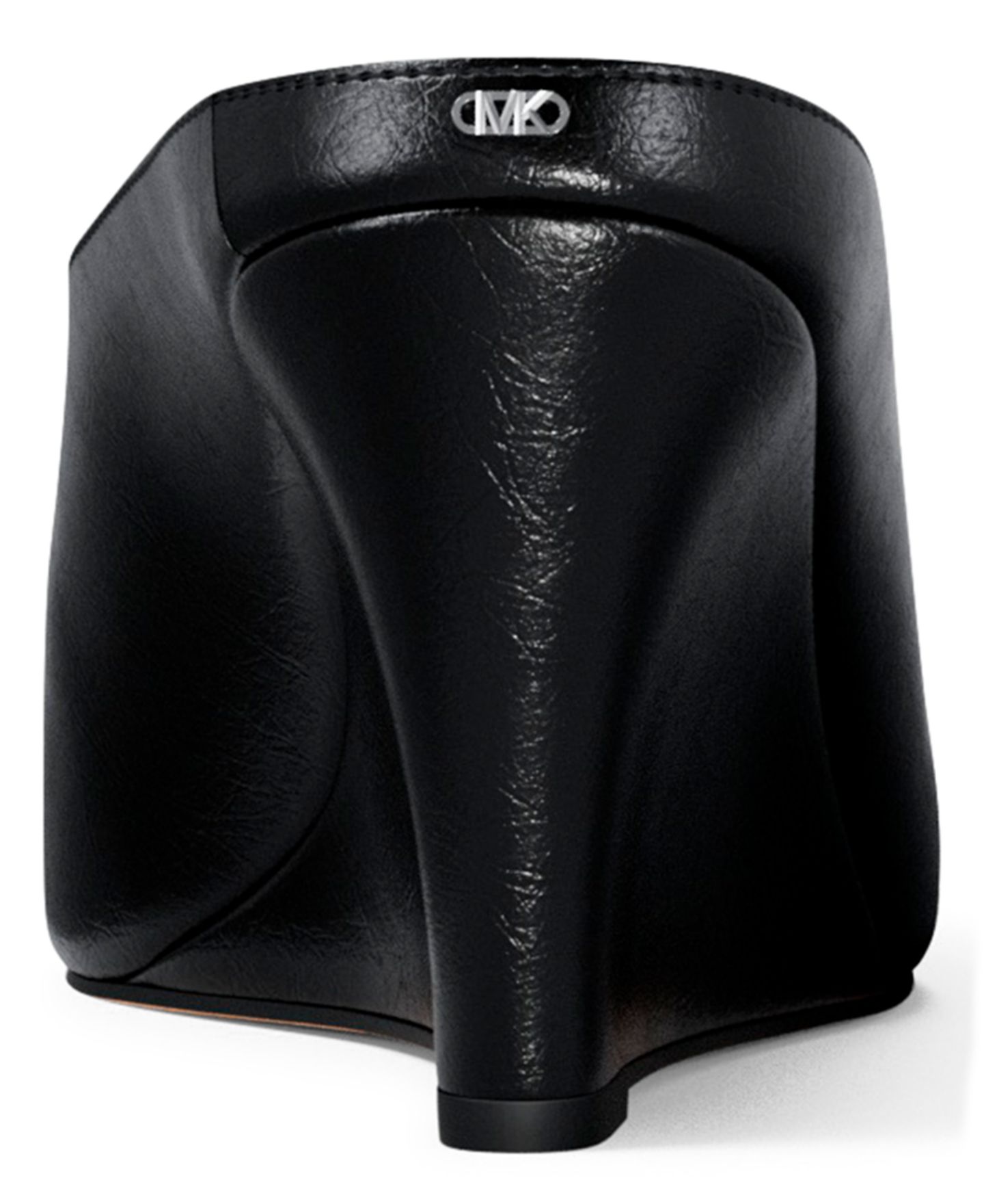 Женские туфли Michael Kors Xandra Slip-On Wedge Pumps, цвет: Чёрный кожаный — фото 3