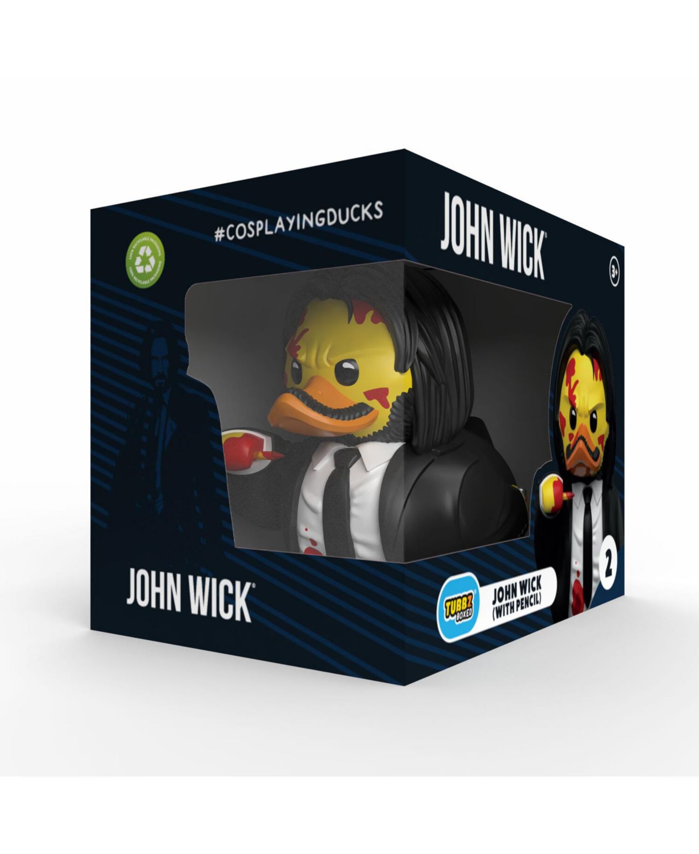 Детская фигурка TUBBZ John Wick with Pencil Boxed Edition 4.3" Action Figure, Ages 5+ — фото 3