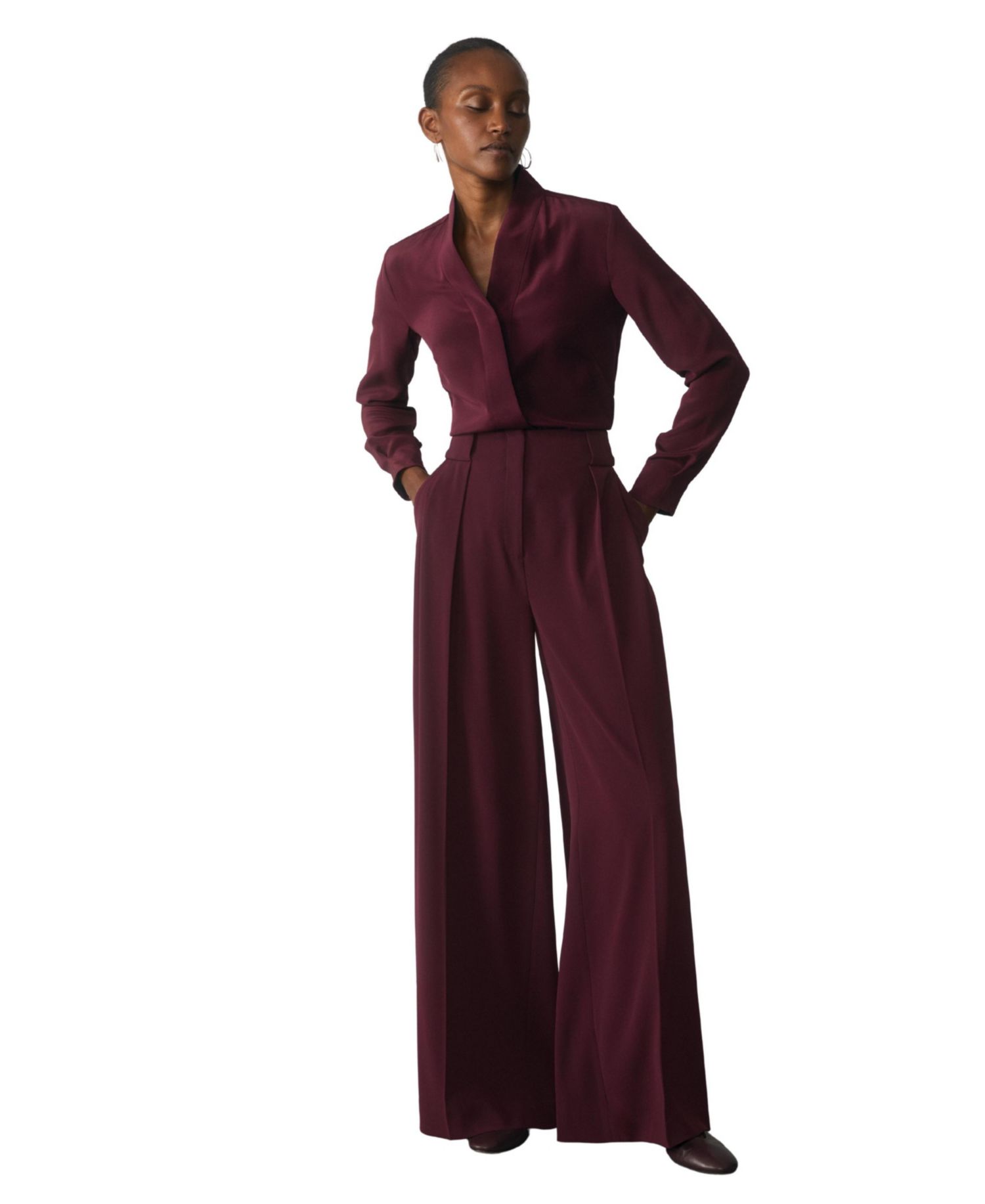 Women's Bowery Stretch Silk Blouse