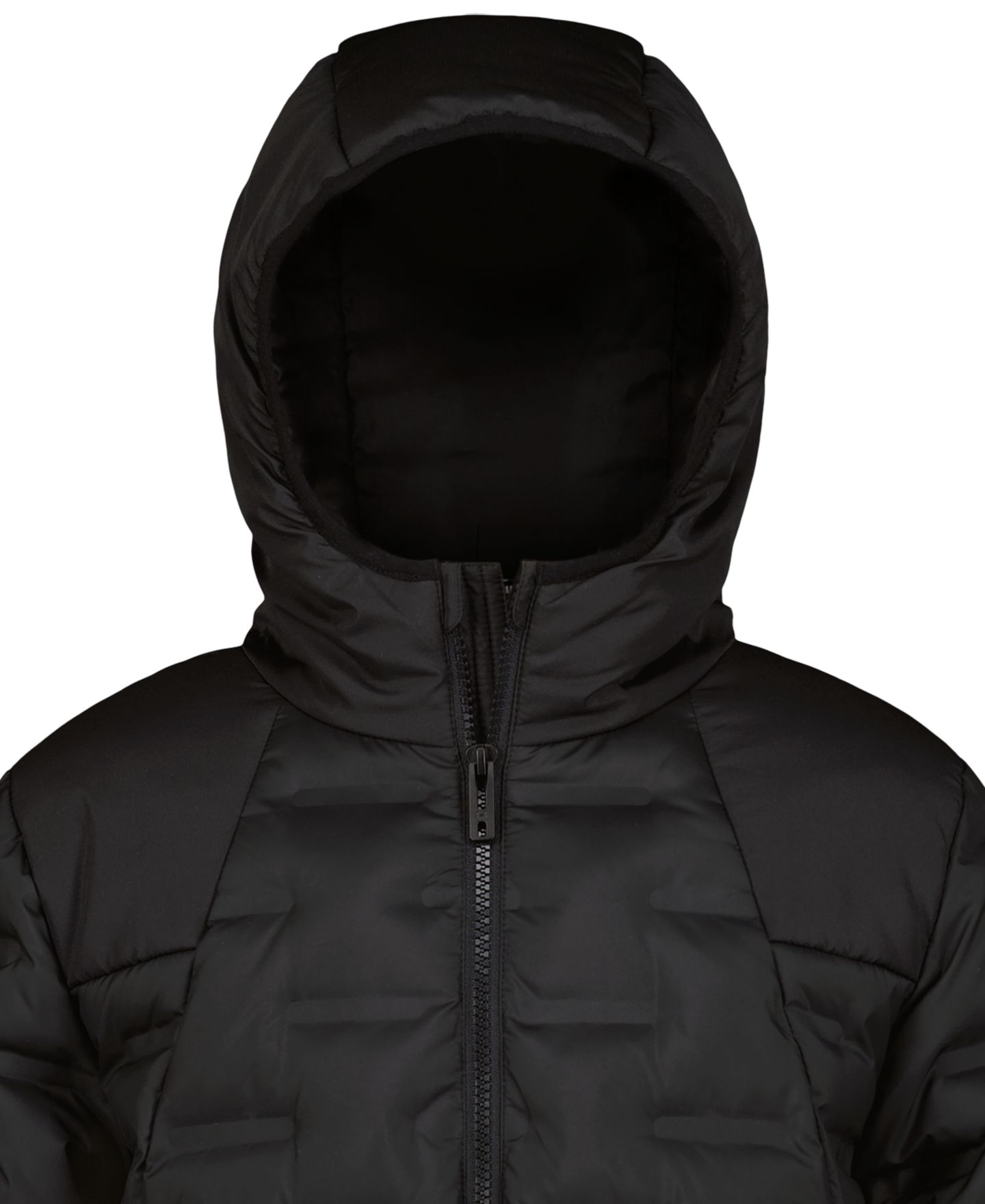 Куртка Under Armour Solid Blue Full-Zip Puffer Hooded Jacket для мальчиков, цвет: Чёрный — фото 5