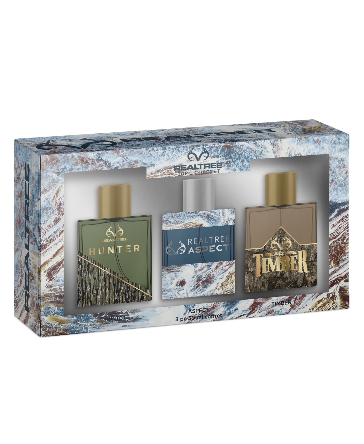 Realtree Men's 3 Piece Tundra Eau de Parfum Discovery Set