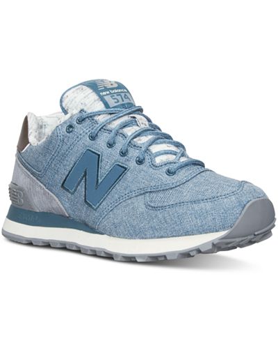 New Balance Women's 574 Heathered Casual Sneakers from Finish Line