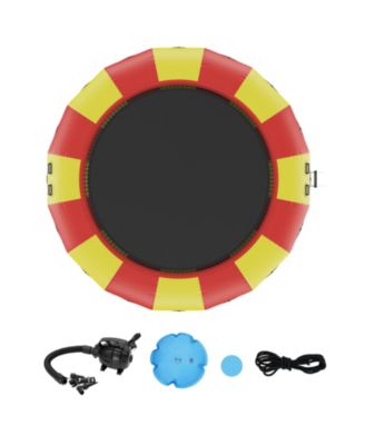 17feet Inflatable Water Trampoline Swim Platform Bounce for Pool Lake Toy