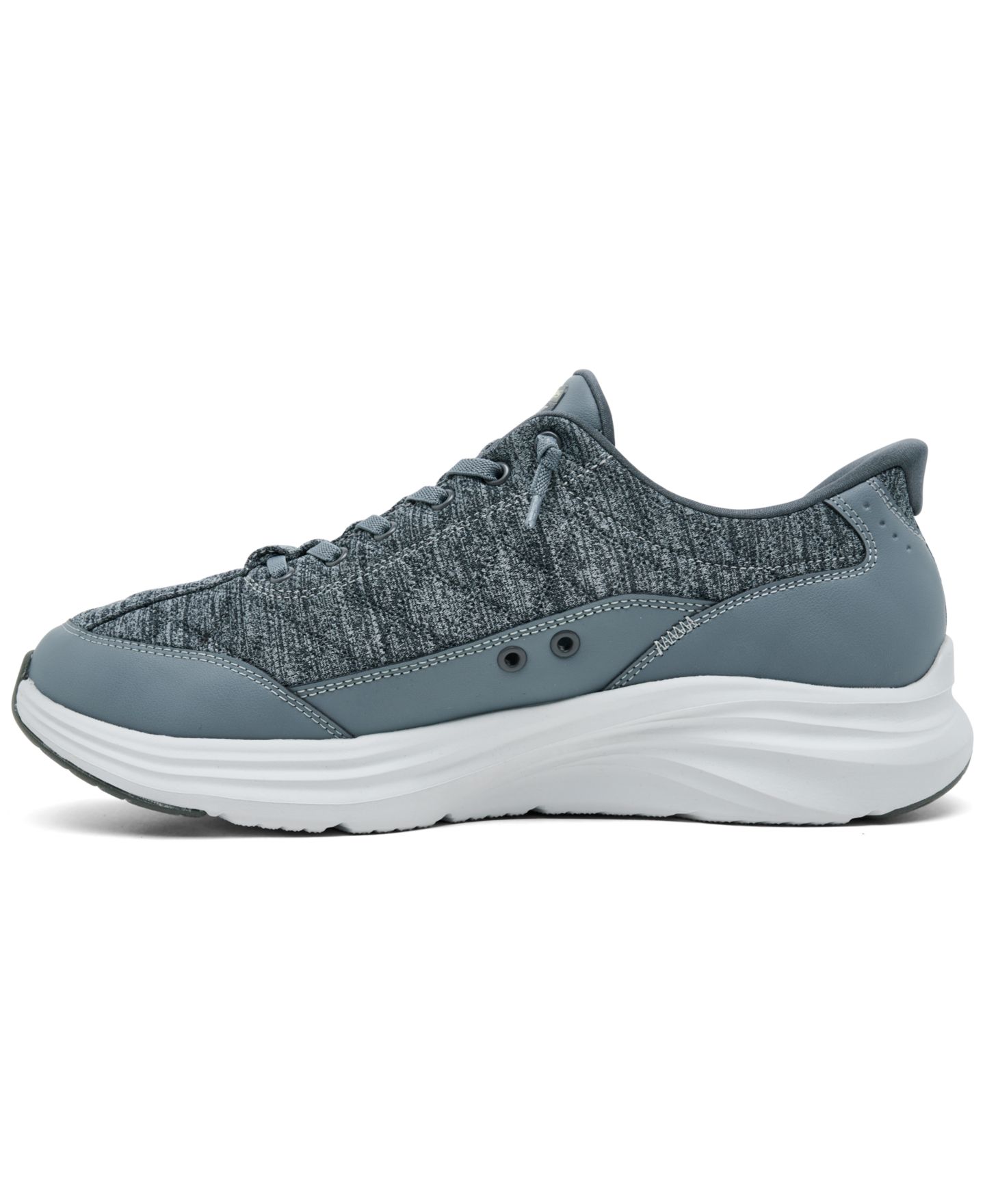 Мужские кроссовки Skechers Slip-In Contour Foam - Cozy Fit, цвет: Сланцевый — фото 3