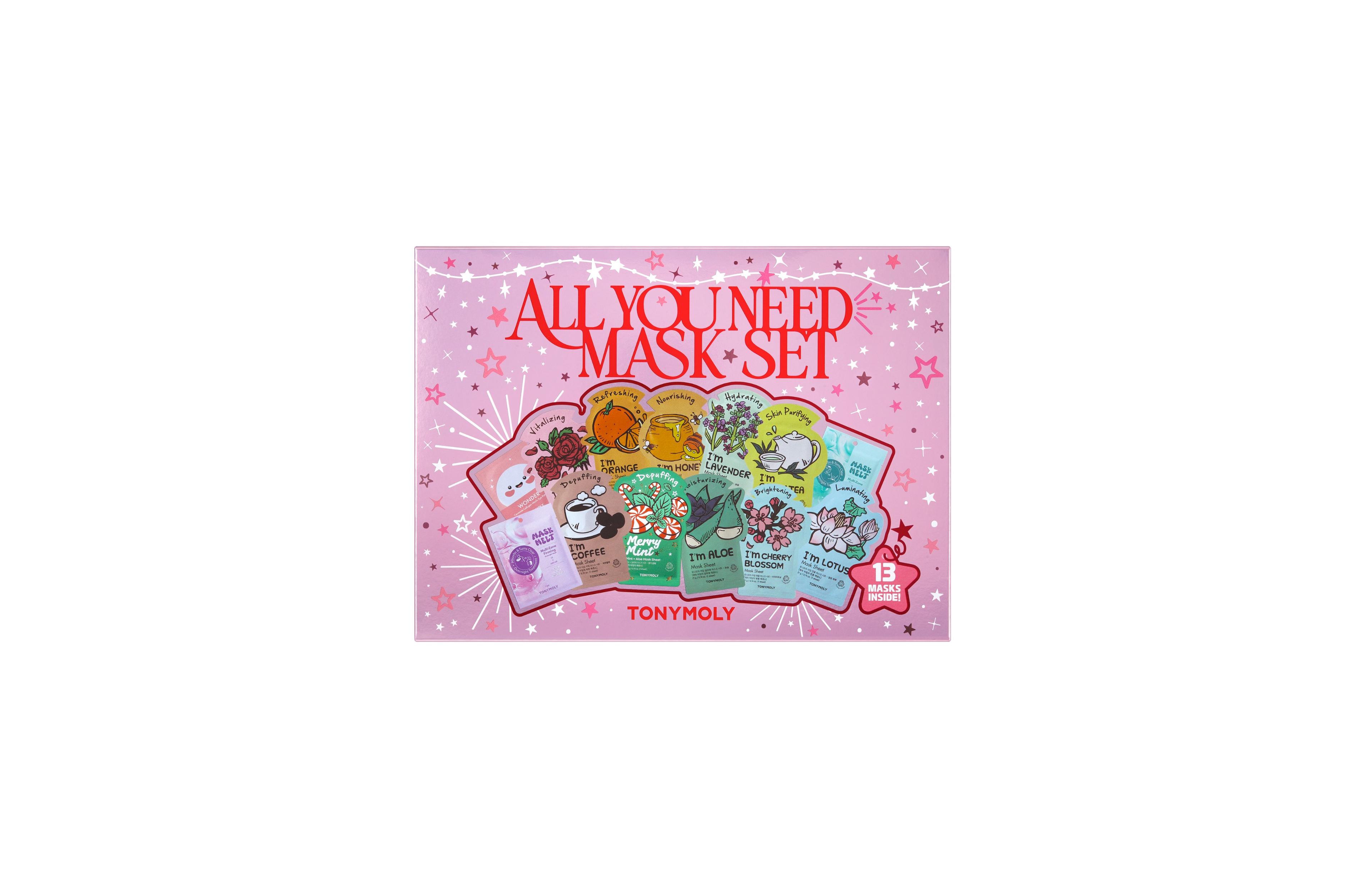 Tonymoly 13-Piece All You Need Mask Set