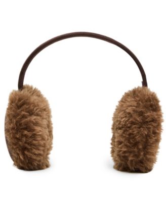 Faux Sherpa & Suede Earmuffs 