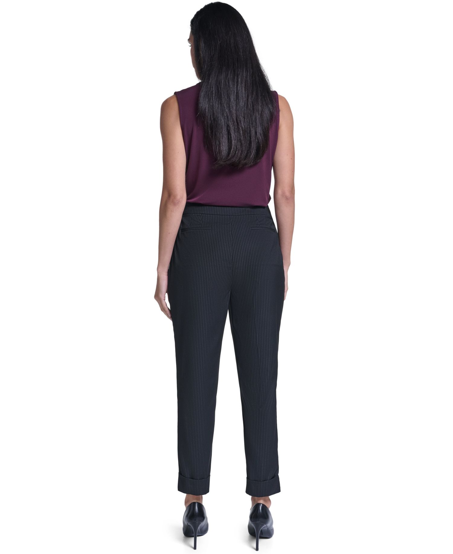 Women's Rolled-Cuff Straight-Leg Pants