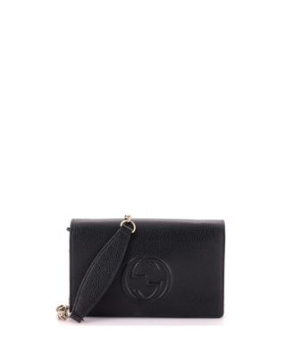 Soho Wallet on Chain Leather