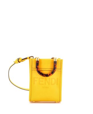 Mini Sunshine Shopper Tote Leather